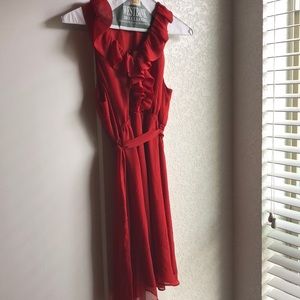 Red dressier dress